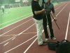 Kamerateam am Sportplatz