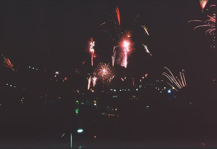 Sylvesterfeuerwerk in Hückeswagen