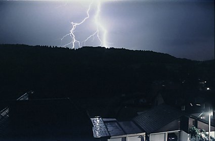 Gewitter über Hückeswagen